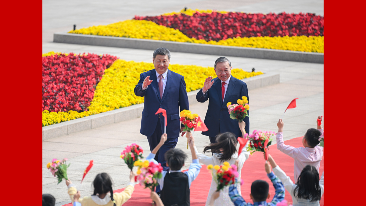 习近平同越共中央总书记、国家主席苏林举行会谈